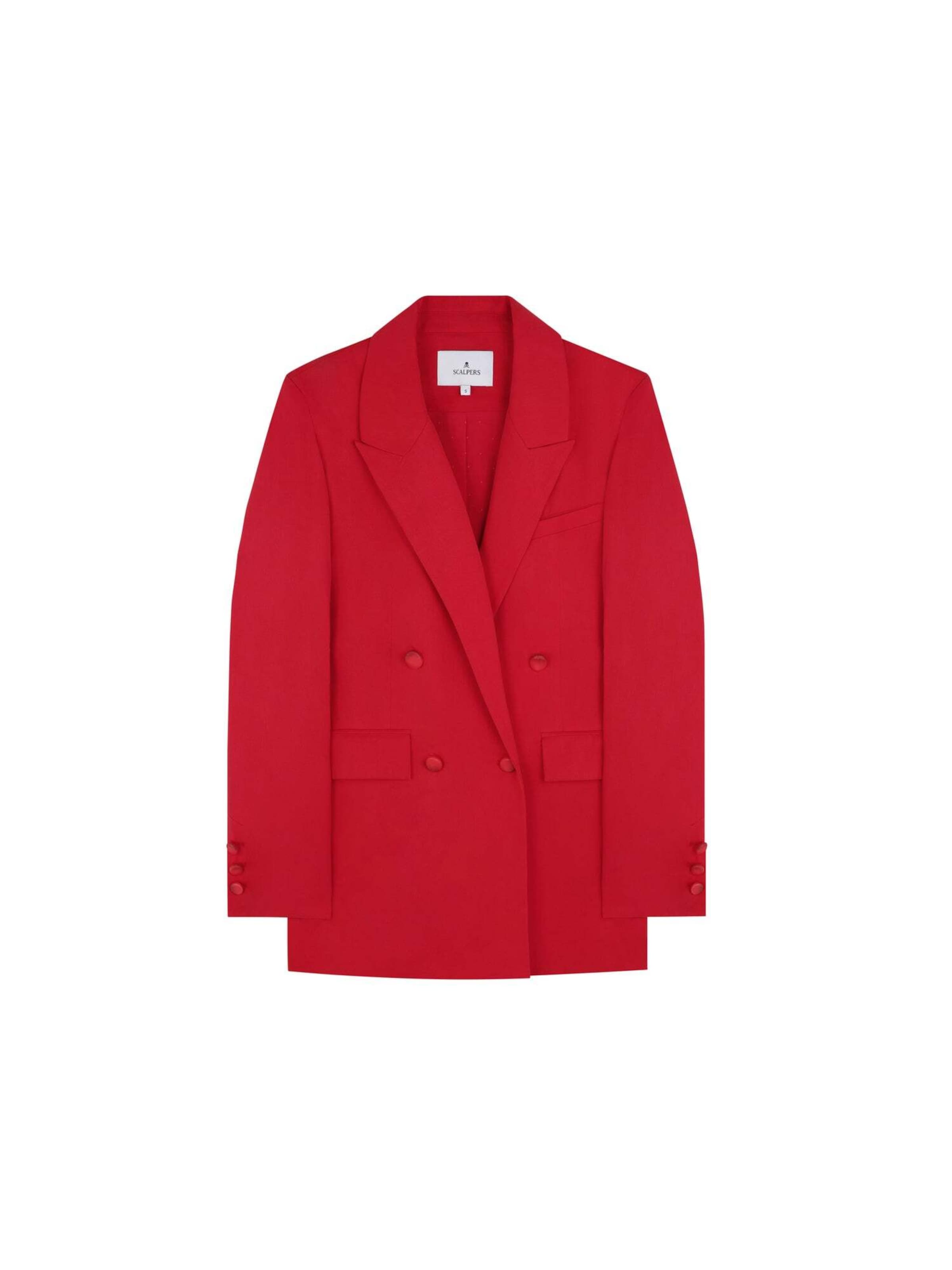 Scalpers Blazers in Rood: voorkant
