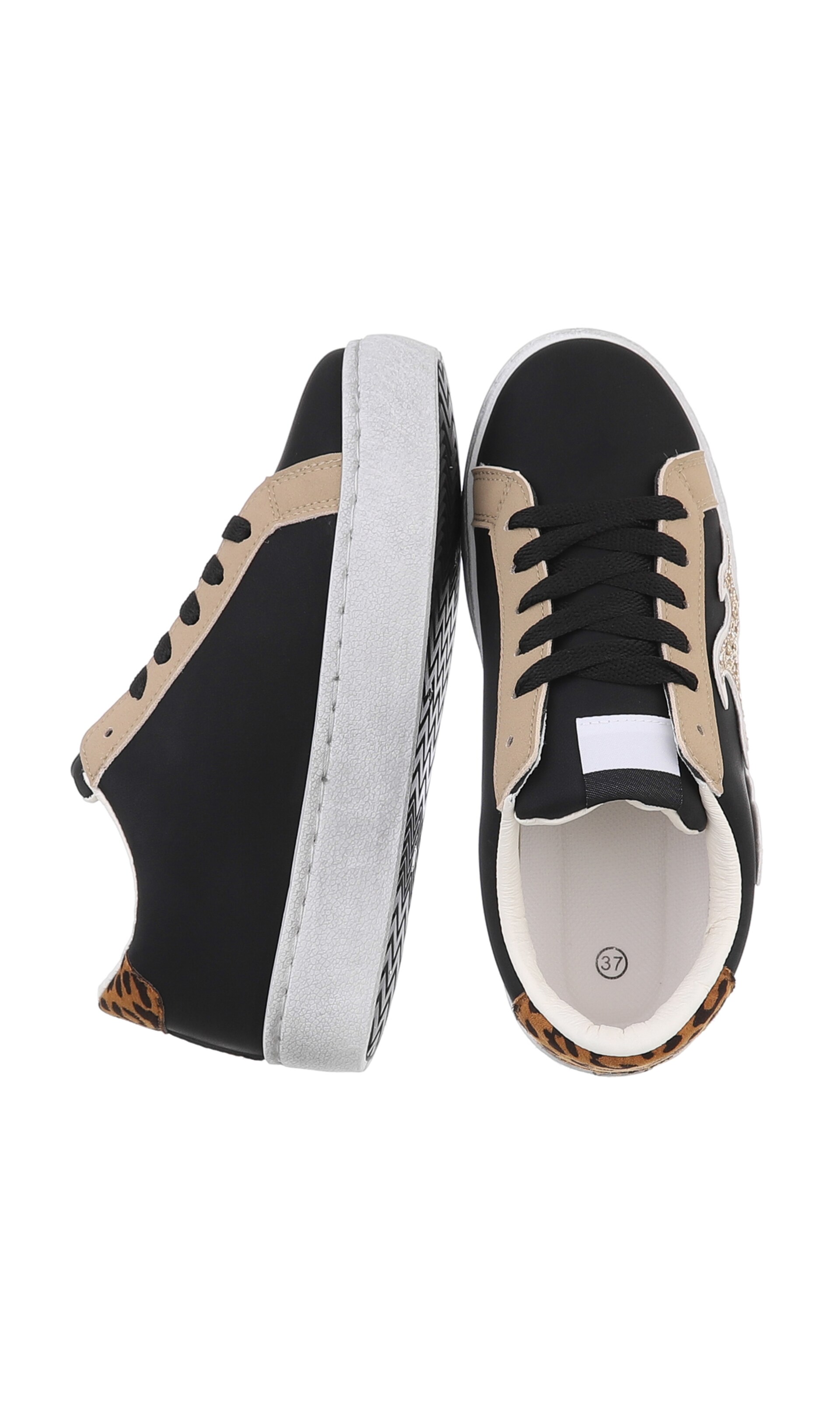 Ital-Design Sneaker in Schwarz