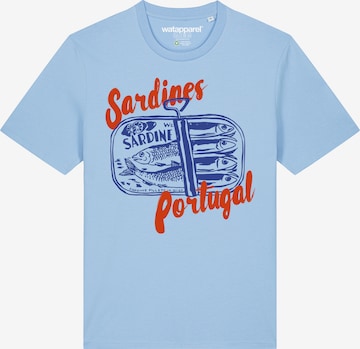 T-Shirt 'Sardines Portugal' Watapparel en bleu : devant
