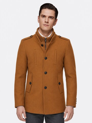 ALLTHEMEN Winter Coat 'Winterruhe' in Brown