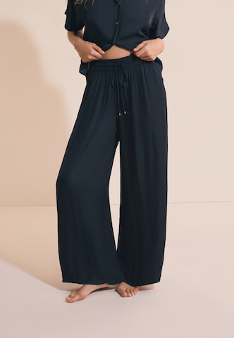ETAM Pyjamabroek 'Cheeta' in Blauw: voorkant