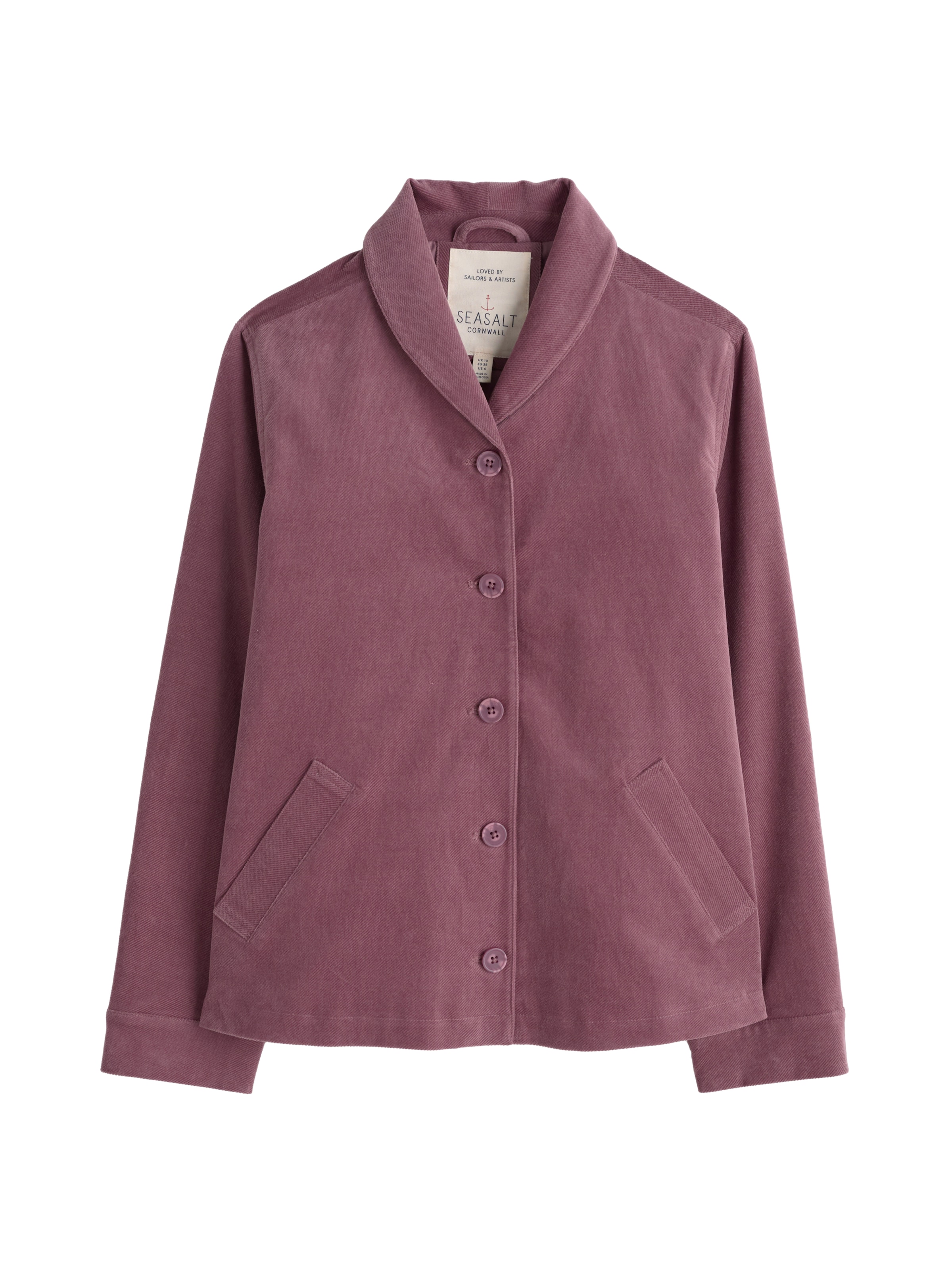Seasalt Cornwall Přechodná bunda 'Brightwork' – pink: přední strana