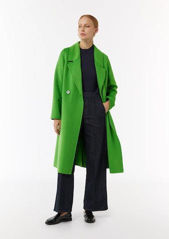 Manteau mi-saison COMMA en vert : devant