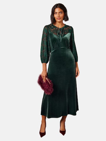 love & roses - Vestido en verde: frente