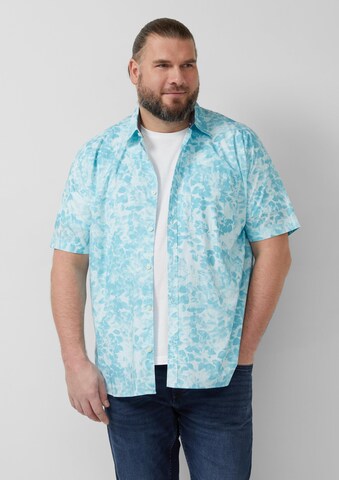 s.Oliver Regular fit Overhemd in Blauw: voorkant