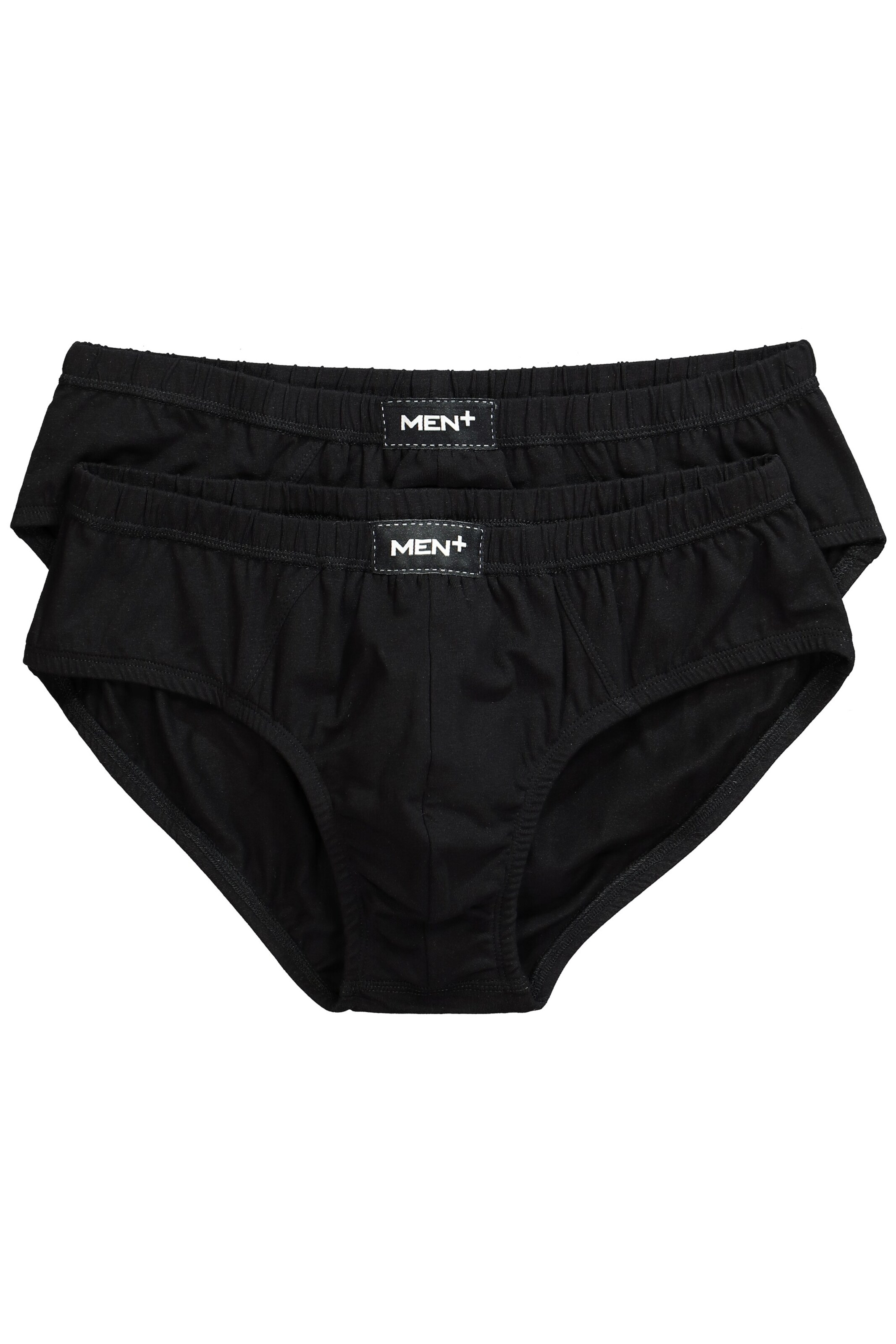Men Plus Slip in Zwart: voorkant