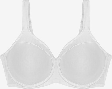 TRIUMPH Bra ' Modern Soft+Cotton ' in White: front