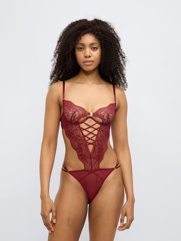 Hunkemöller Bodysuit 'Greta' in Red: front