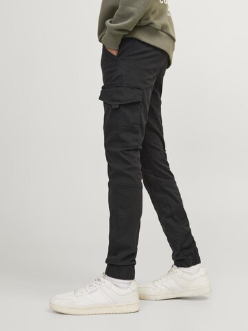 Jack & Jones Junior - regular Pantalón 'PAUL FLAKE' en negro