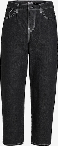 Karl Lagerfeld Tapered Jeans in Zwart: voorkant