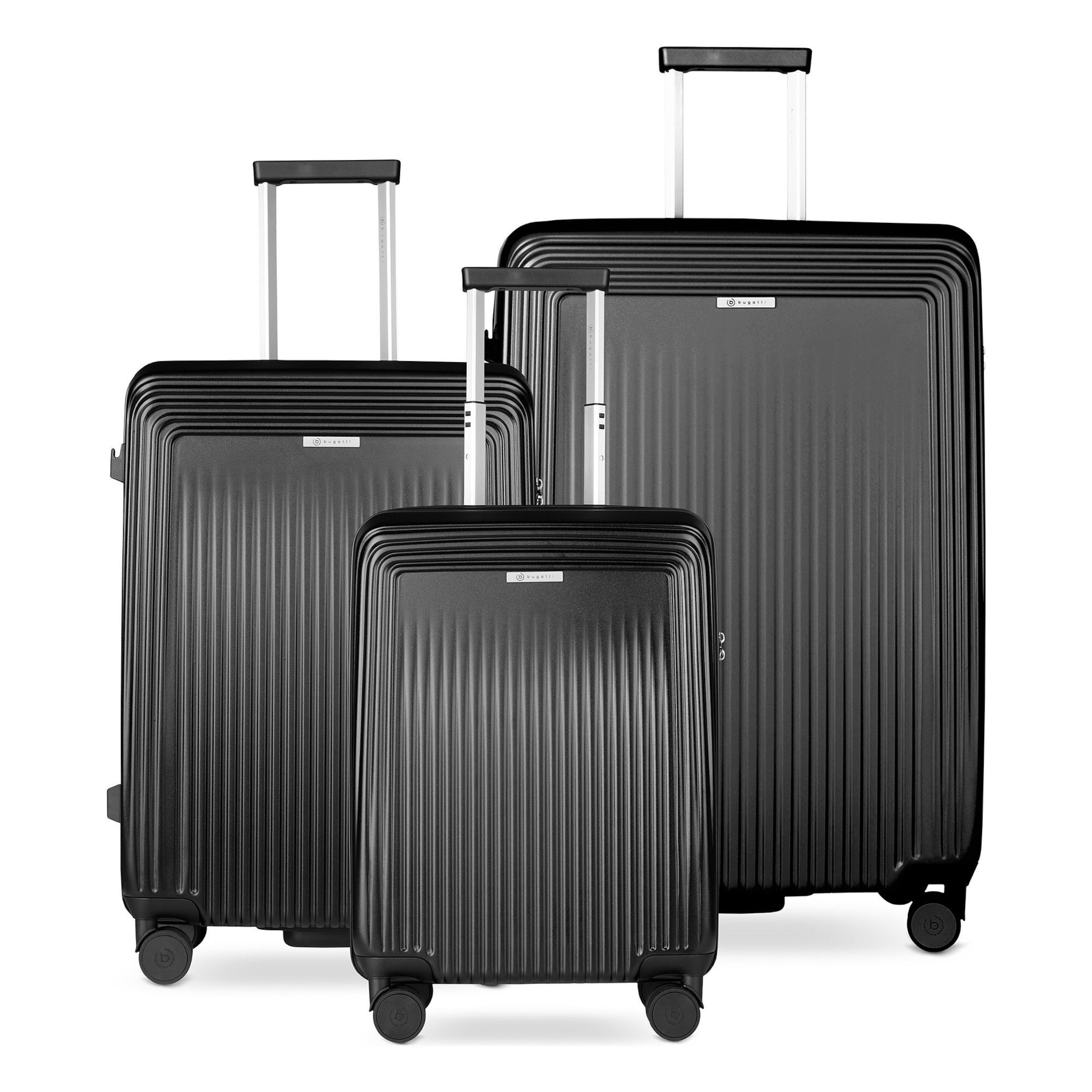 Ensemble de bagages 'Linea' bugatti en noir : devant