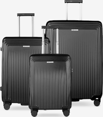 Ensemble de bagages 'Linea' bugatti en noir : devant