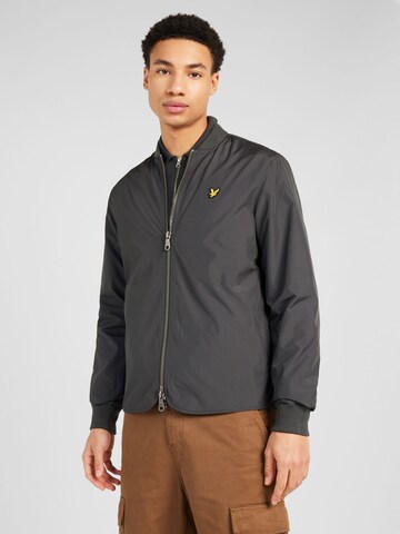 Veste mi-saison Lyle & Scott en gris : devant