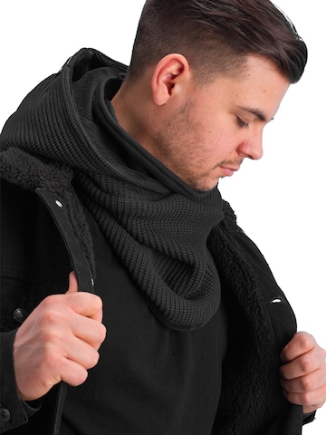 Manufaktur13 Schal 'Hooded Loop' in Schwarz