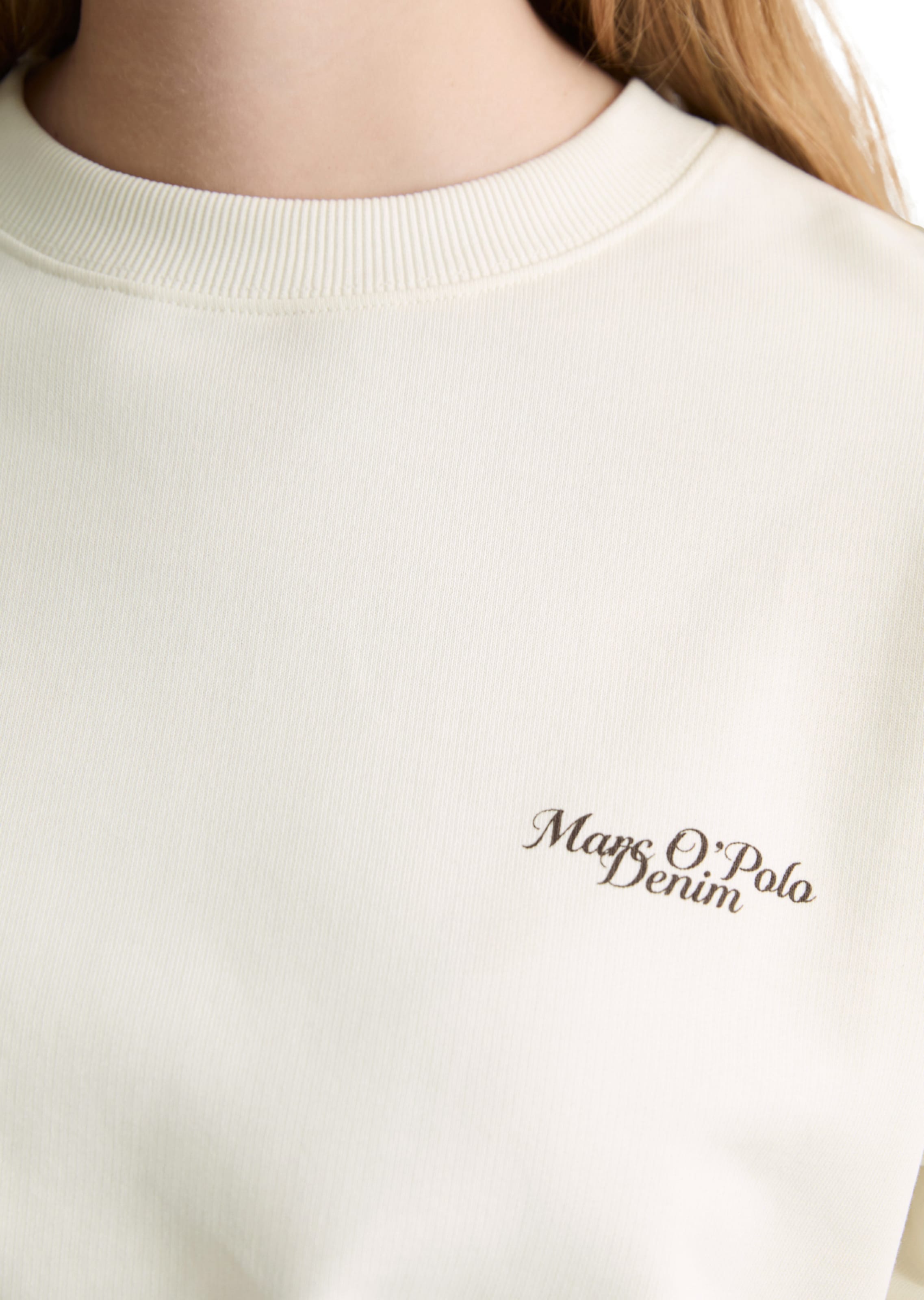 Marc O'Polo DENIM Sweatshirt in Weiß