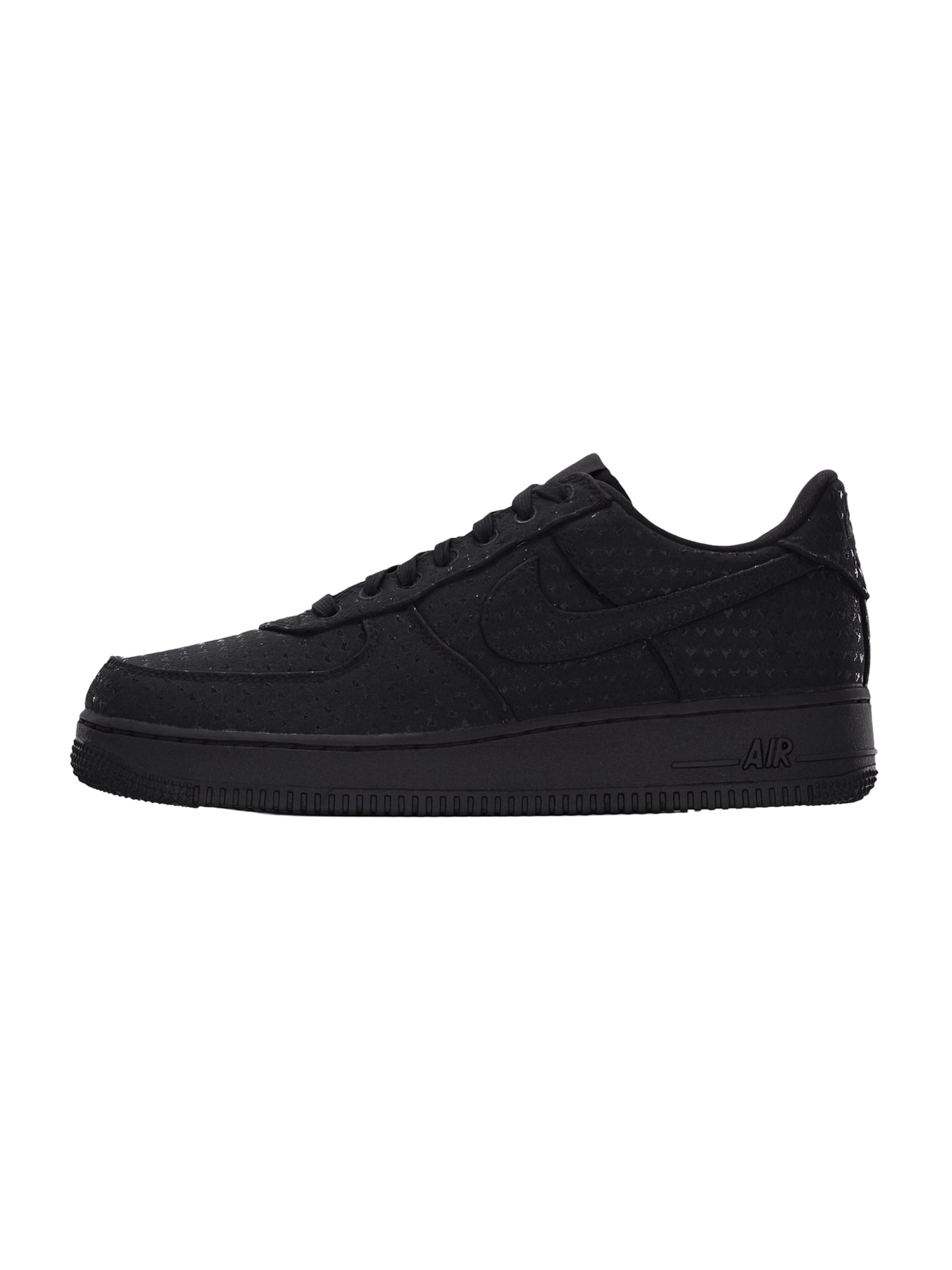 Nike Sportswear Nizke superge 'AIR FORCE 1 RETRO' | črna barva: sprednja stran
