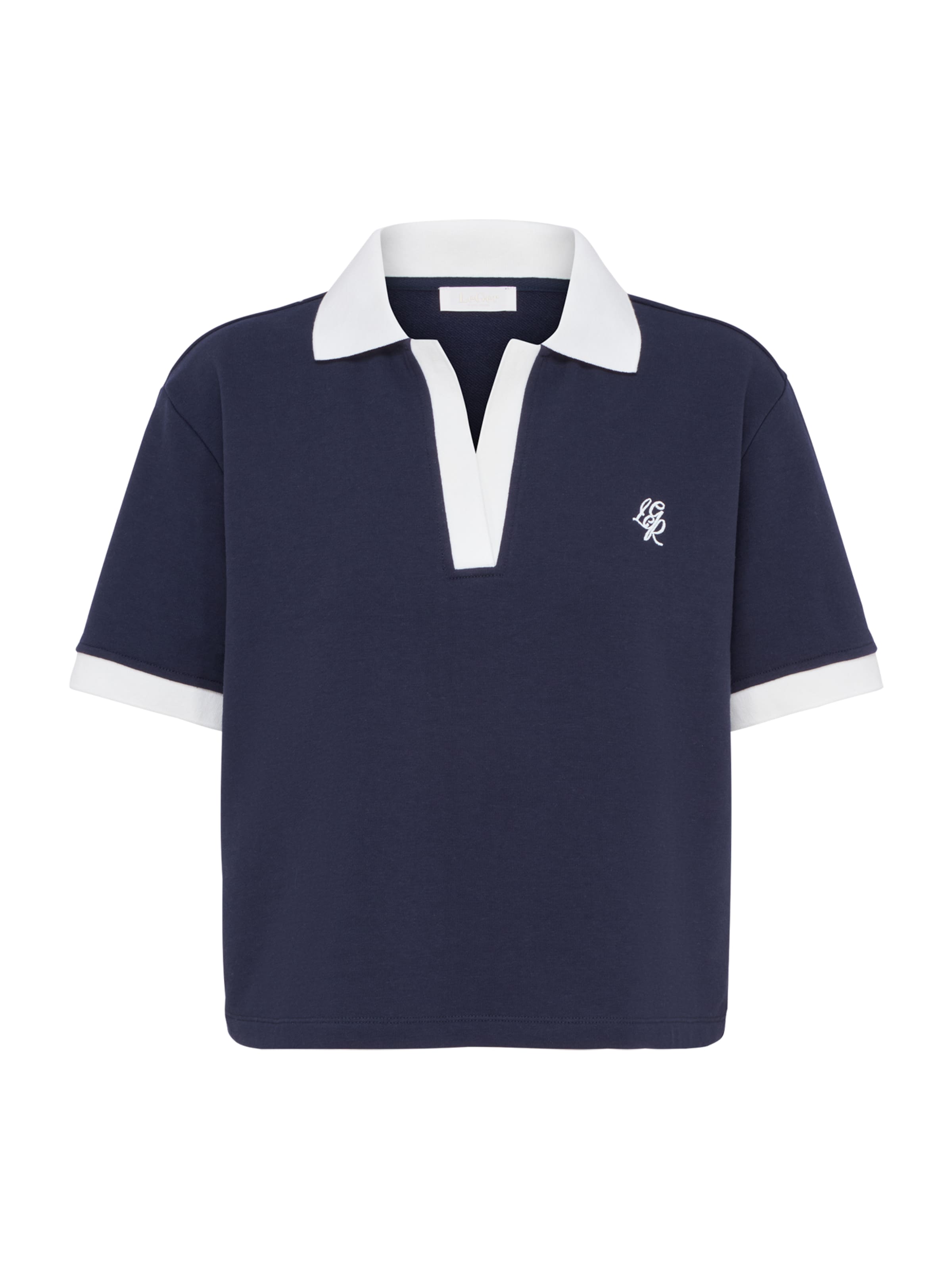 LeGer by Lena Gercke Тениска 'Drew' в синьо: отпред