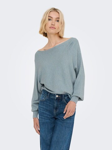 Pull-over 'ONLADALINE' ONLY en bleu : devant