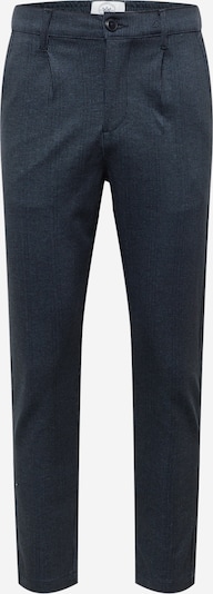 Kronstadt Pleat-Front Pants 'Club texture pants' in Night blue, Item view