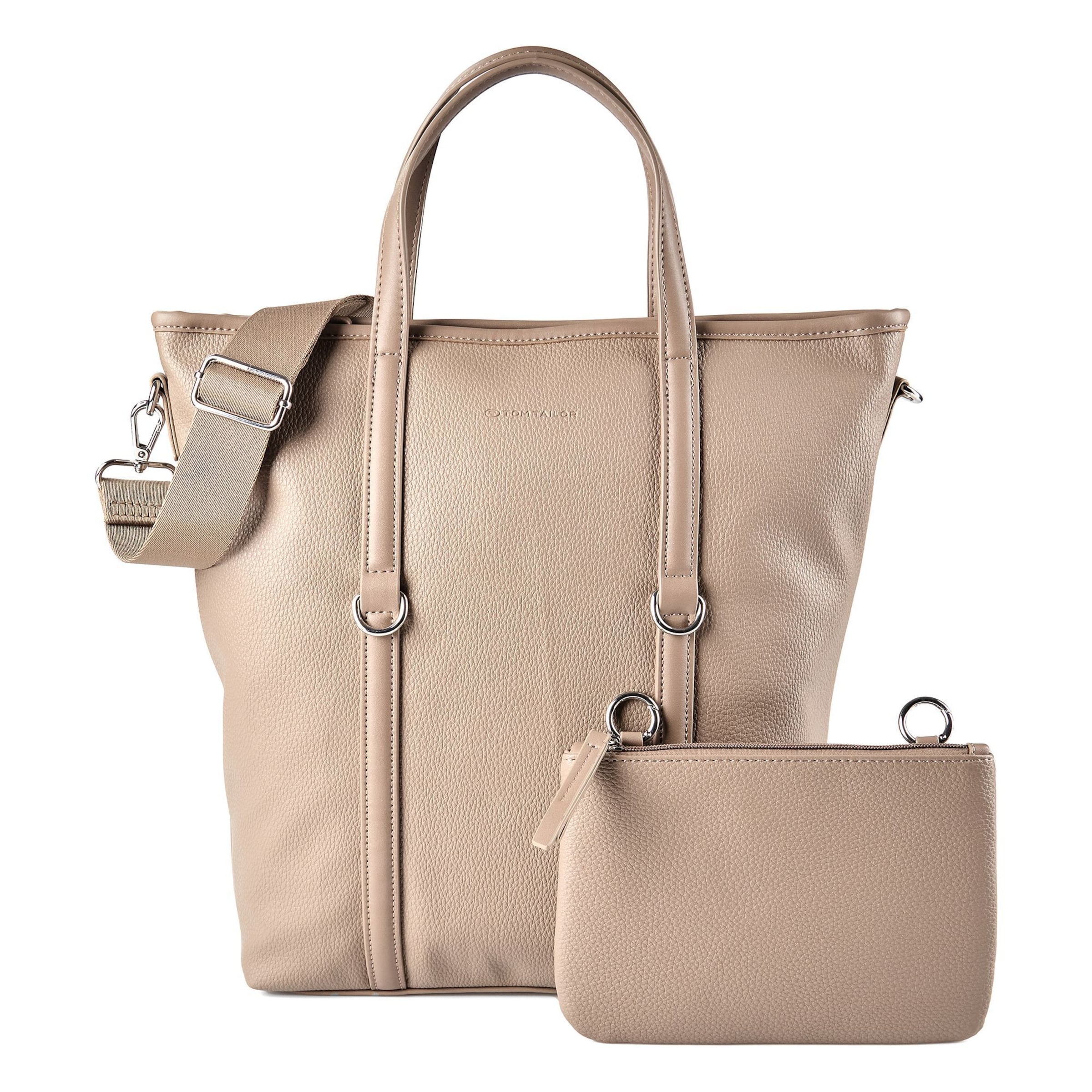 TOM TAILOR Rugzak 'Jamila' in Grijs: voorkant