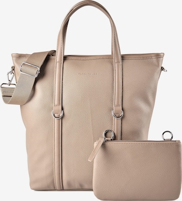 TOM TAILOR Rugzak 'Jamila' in Grijs: voorkant