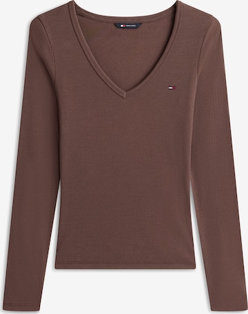 Maglietta 'ESSENTIAL' di Tommy Jeans in marrone: frontale