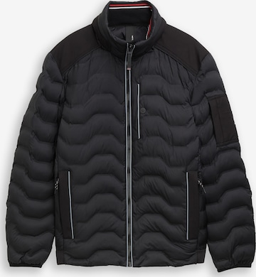 Veste mi-saison TOM TAILOR en noir : devant