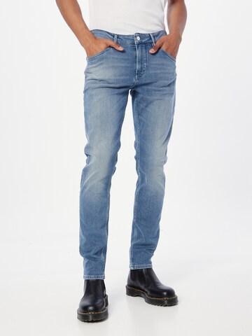 Slimfit Jeans de la SCOTCH & SODA pe albastru: față