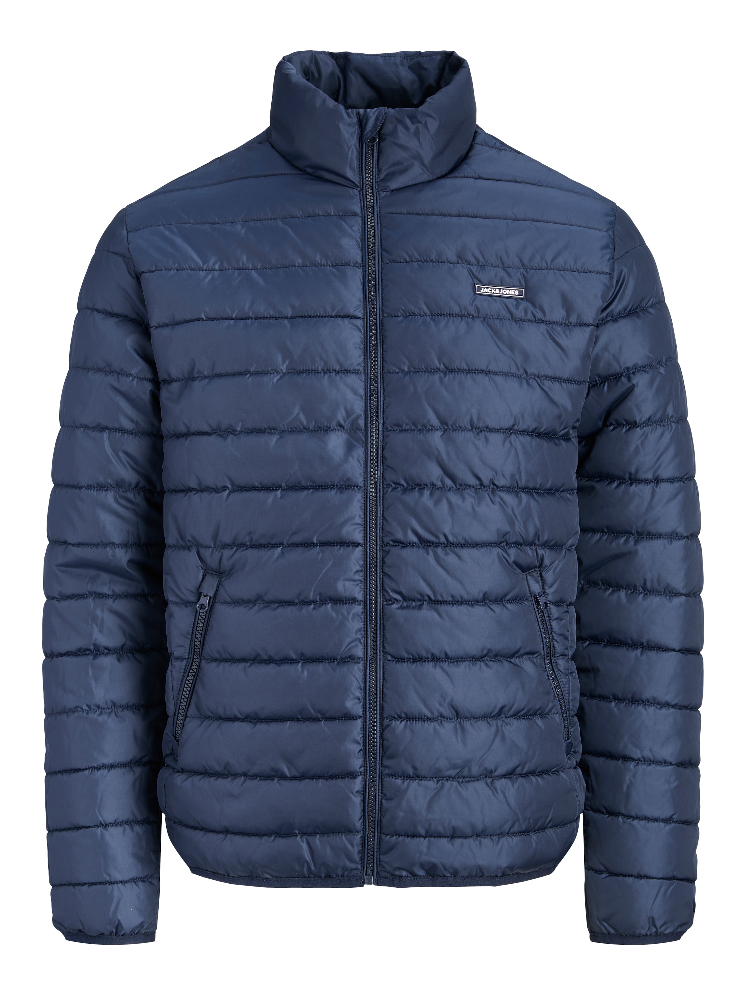 Jack & Jones Plus Winter Jacket 'JJElvis' in Blue: front