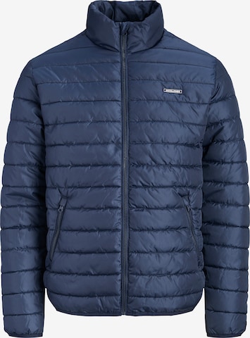Jack & Jones Plus Winter Jacket 'JJElvis' in Blue: front