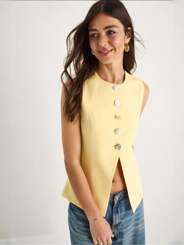 Bianco Lucci Bodywarmer in Geel