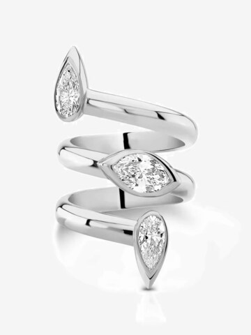 ROUGEMONT Jewellery Ring 'Funkelnder Ring Limera' in Silver: front