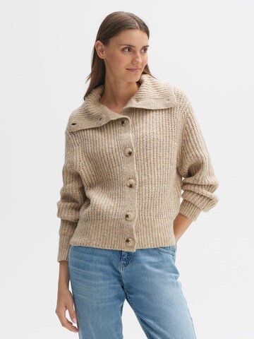 OPUS Strickjacke 'Dokuli' in Beige: predná strana