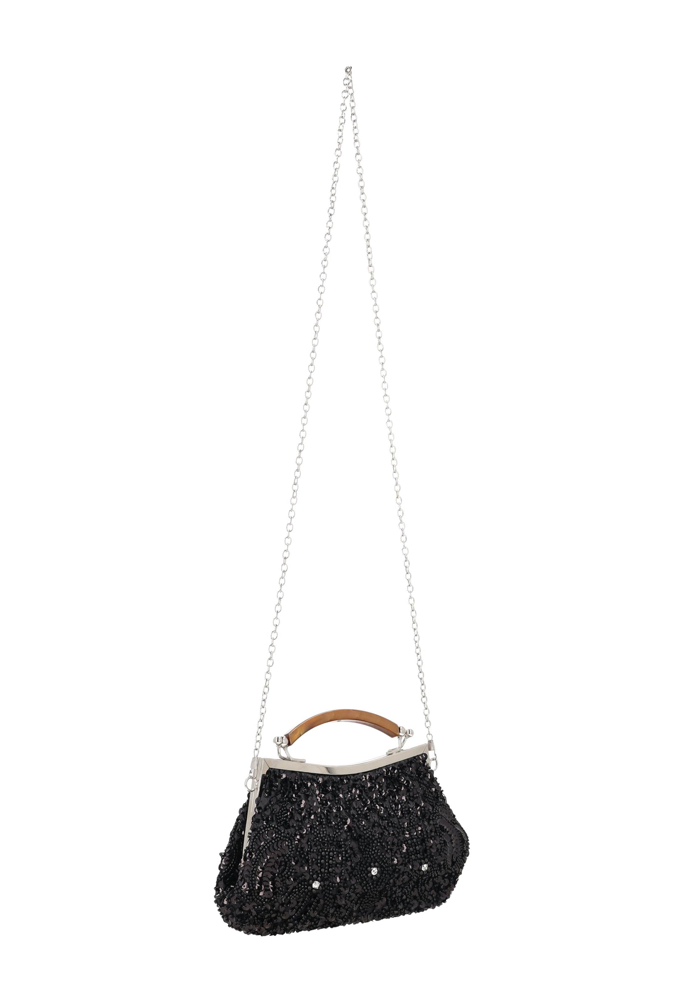 Usha Clutch in Zwart