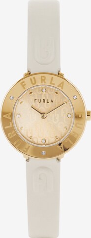 FURLA Analogt ur 'ESSENTIAL' i beige: forside