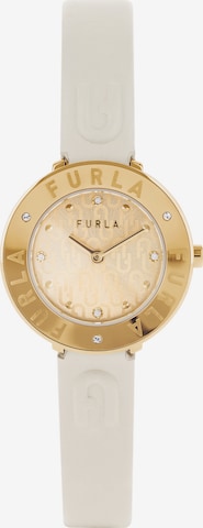 FURLA Analoog horloge 'ESSENTIAL' in Beige: voorkant