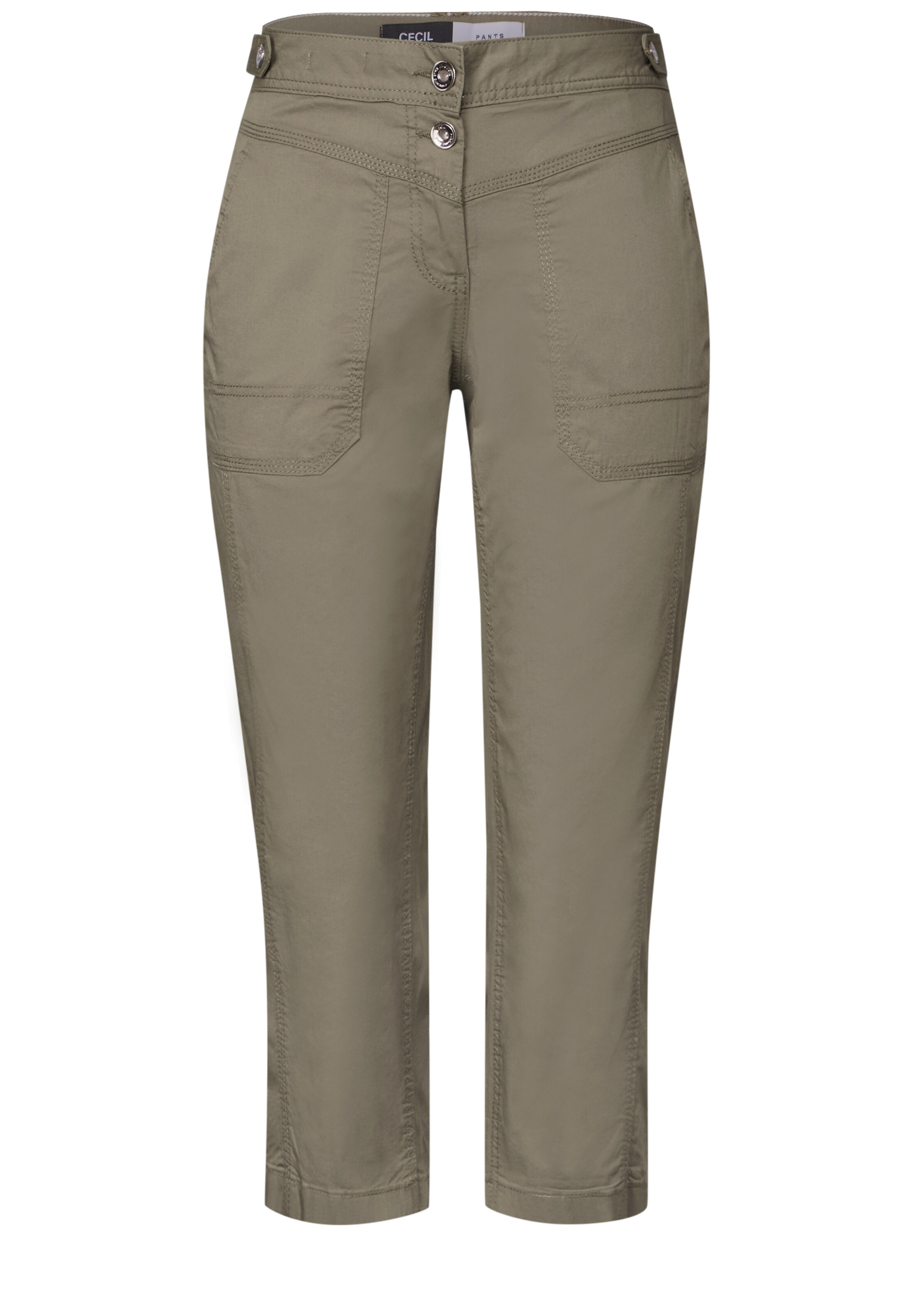 CECIL Slimfit Hose in Grün: Vorderseite