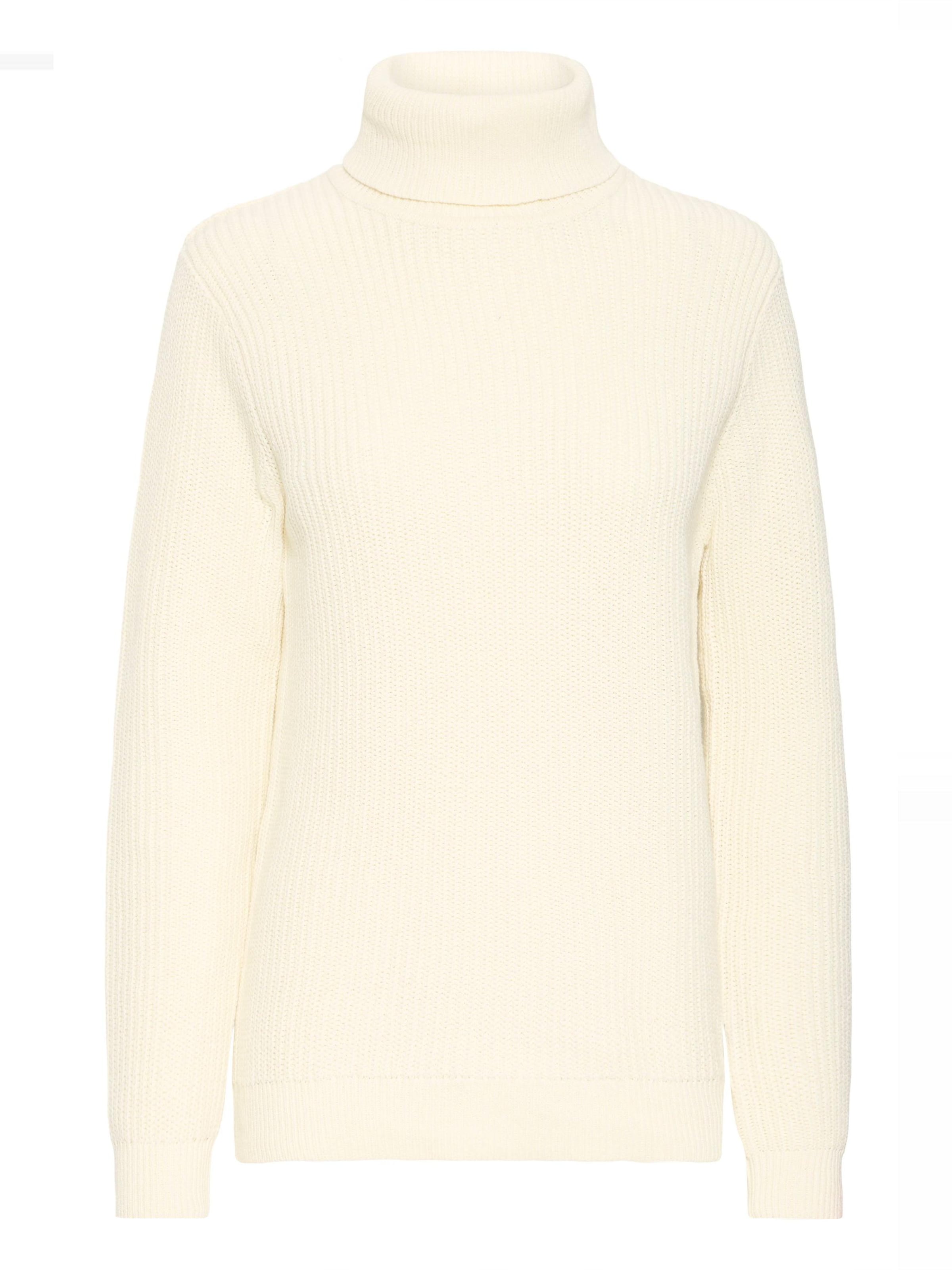 Oxmo Rollkragenpullover ' OXKIMSE ' in Weiß: Vorderseite