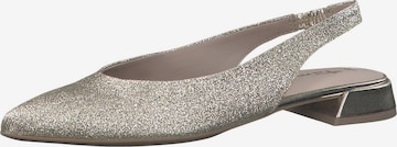 TAMARIS Slingpumps in Goud: voorkant