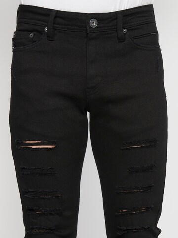 KOROSHI Slimfit Jeans in Schwarz