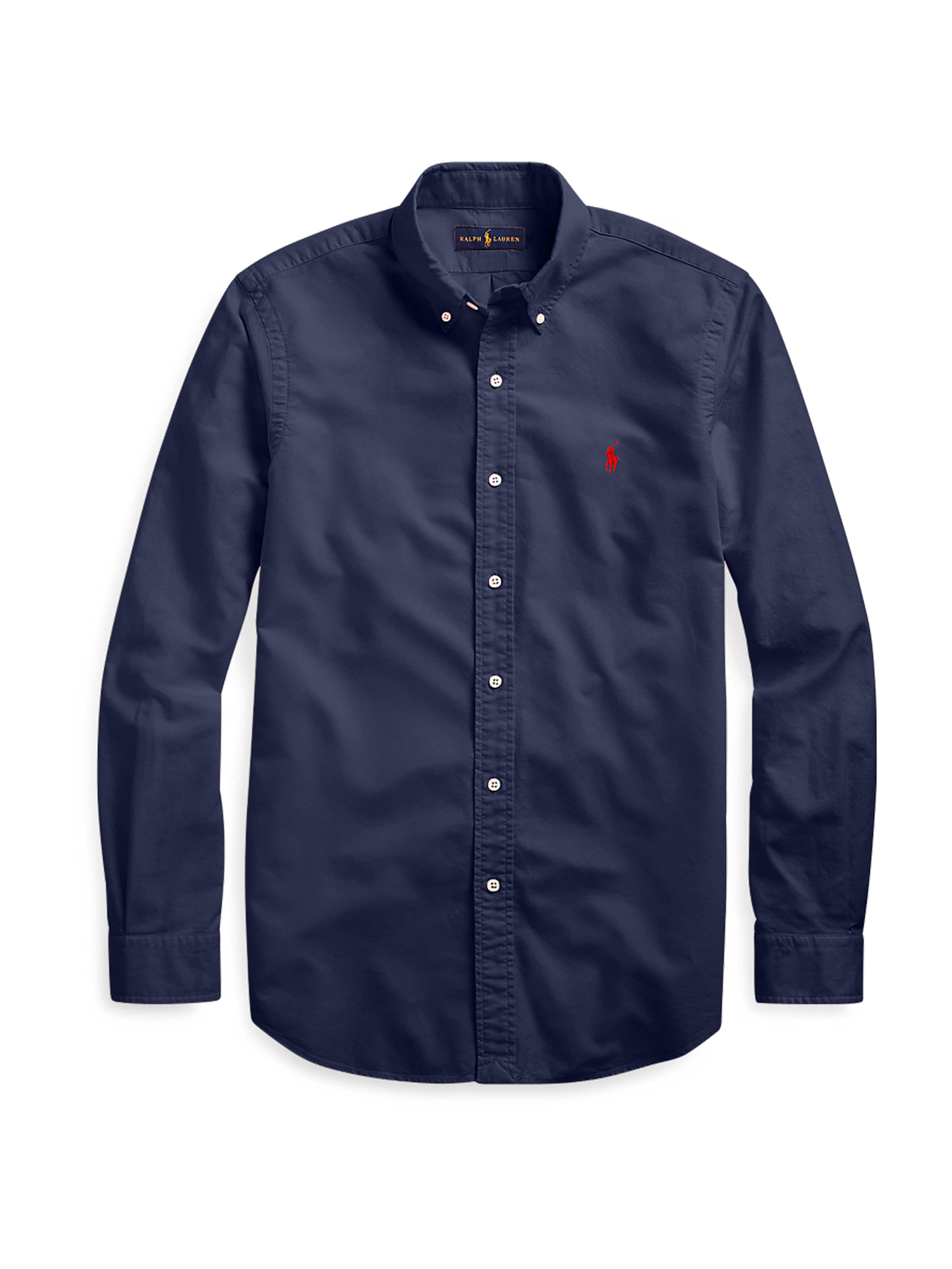 Polo Ralph Lauren Big & Tall Средняя посадка Рубашка в Синий: спереди