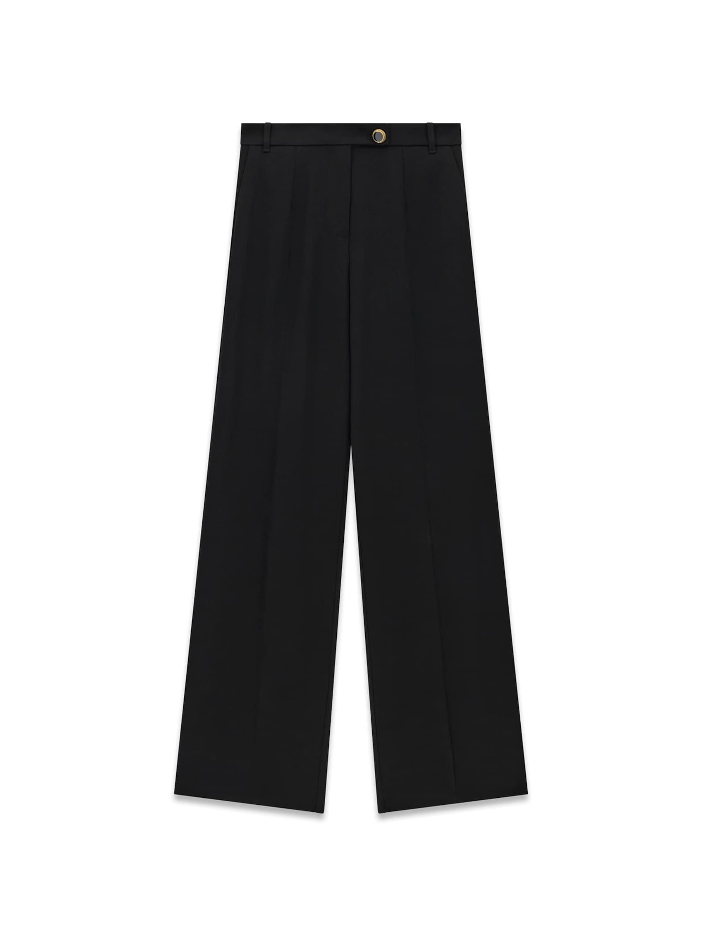 MARCIANO LOS ANGELES Wide Leg Hose in Schwarz: Vorderseite