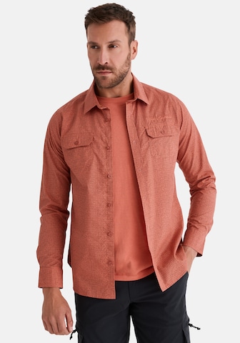 Coupe regular Chemise 'Harry' Hero en orange