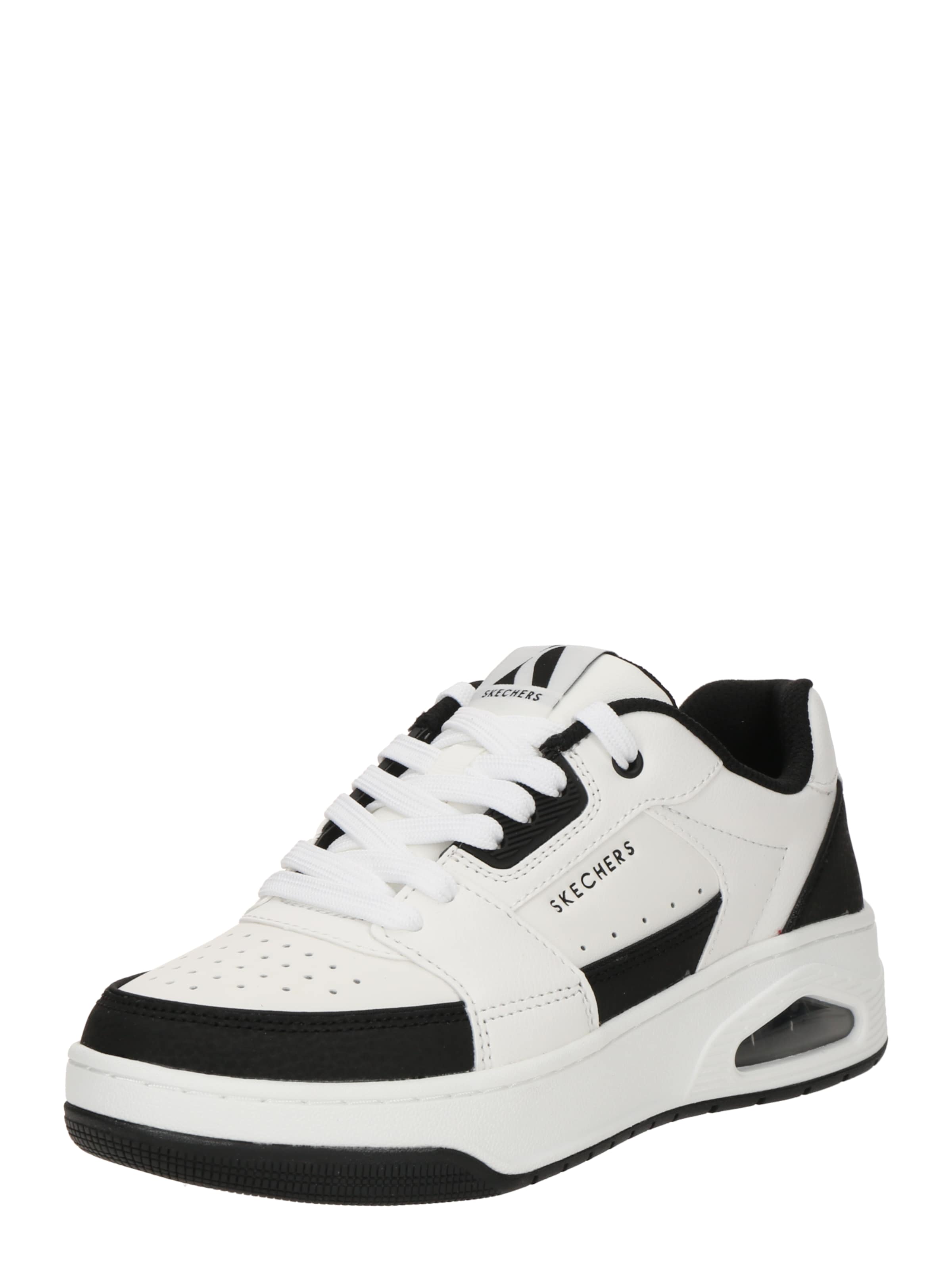 Baskets basses 'Uno Court' SKECHERS en blanc : devant