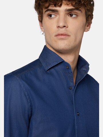 Boggi Milano Regular Fit Hemd in Blau