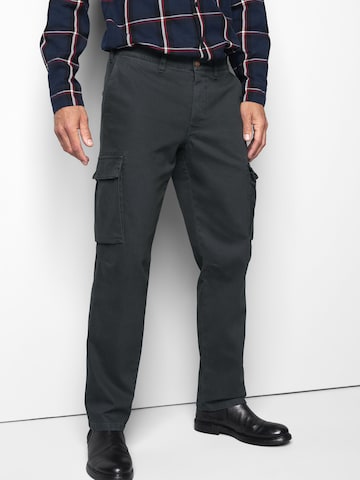 Coupe slim Pantalon chino 'M5 Cargo 2-6516' MEYER en gris : devant