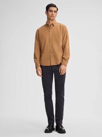 STRELLSON Regular Fit Hemd 'Corey ' in Braun