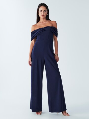 Tuta jumpsuit 'Amalie' di BWLDR in blu: frontale
