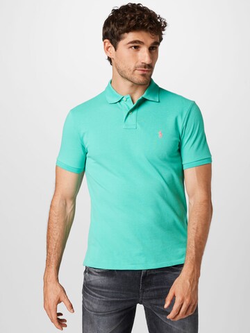 T-Shirt Polo Ralph Lauren en vert : devant