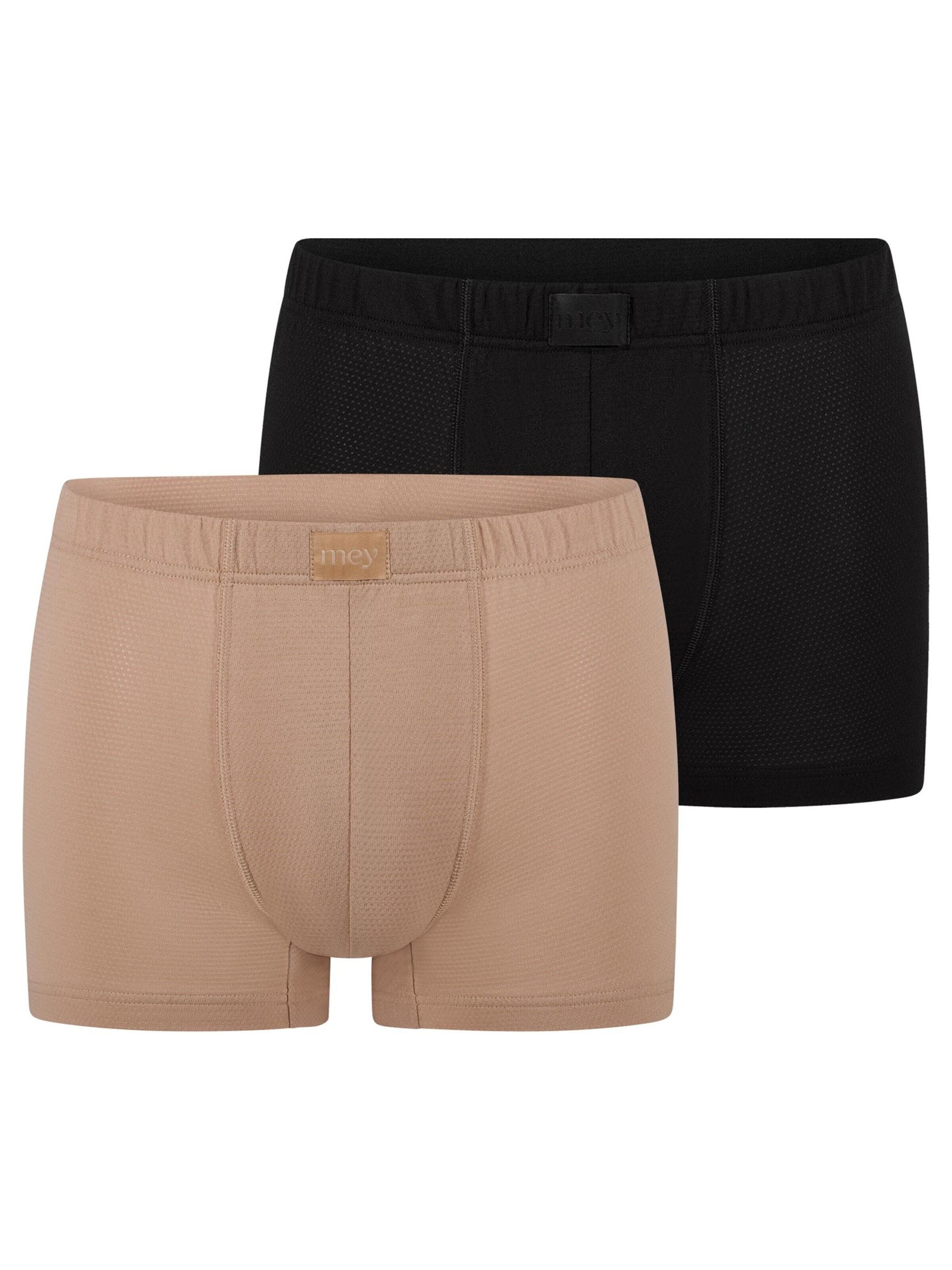 Mey Boxer shorts 'Dry Cotton Breeze' in Beige: front